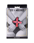 Sportsheets Sex & Mischief Ex's & Oh's Cross Cuffs