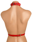 Master Series Vixen Chest Harness Red