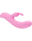 Playboy Rub Me Right Rechargeable Thrusting Dual Stimulator Silicone Pink Petal