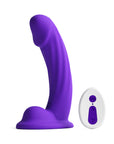 Colours Curve Vibrating 6 in. Dildo Purple