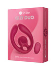 SVibe Snail GIZI Duo Couples Stimulator Burgundy