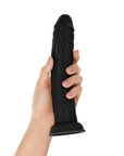 Shaft Model J 9.5 in. Liquid Silicone Dong Black