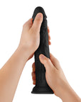 Shaft Model J 9.5 in. Liquid Silicone Dong Black