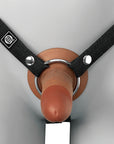 Fantasy X-Tensions Elite Silicone Hollow Strap-On Dual Density 5 in. Brown