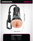 PDX Extreme Wet Pussies Super Sucker XXL Stroker Light