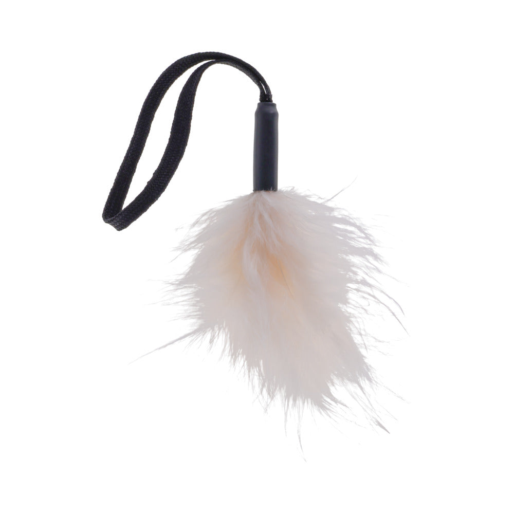 Sportsheets Sex &amp; Mischief Peaches 'n CreaMe Wrist Feather Tickler CreaMe