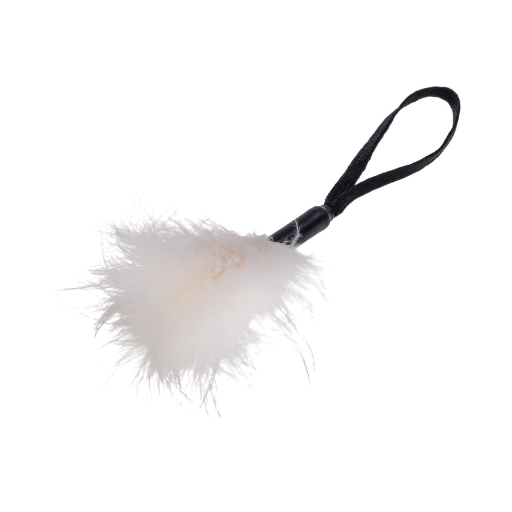 Sportsheets Sex &amp; Mischief Peaches 'n CreaMe Wrist Feather Tickler CreaMe