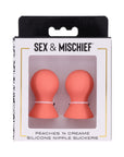 Sportsheets Sex & Mischief Peaches 'n CreaMe Silicone Nipple Suckers