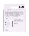 Sportsheets Sex & Mischief Peaches 'n CreaMe Silicone Nipple Suckers