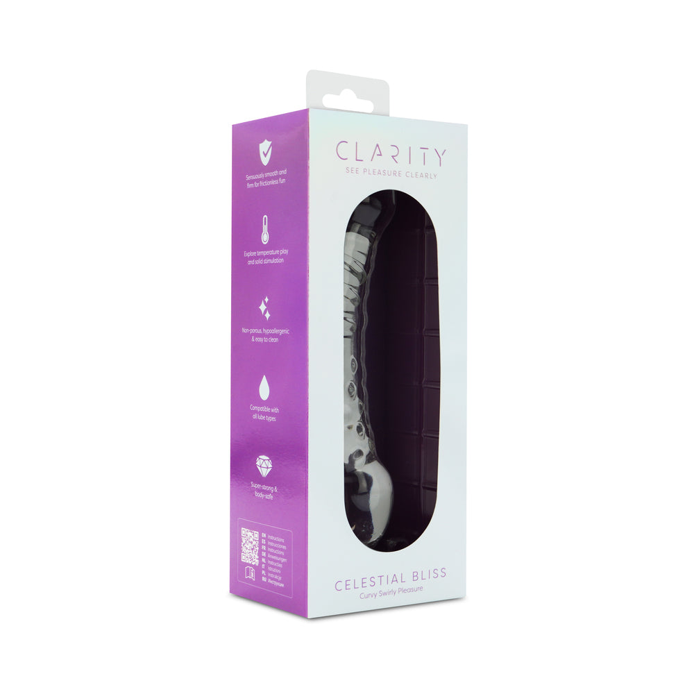 Clarity Celestial Bliss Glass Dildo