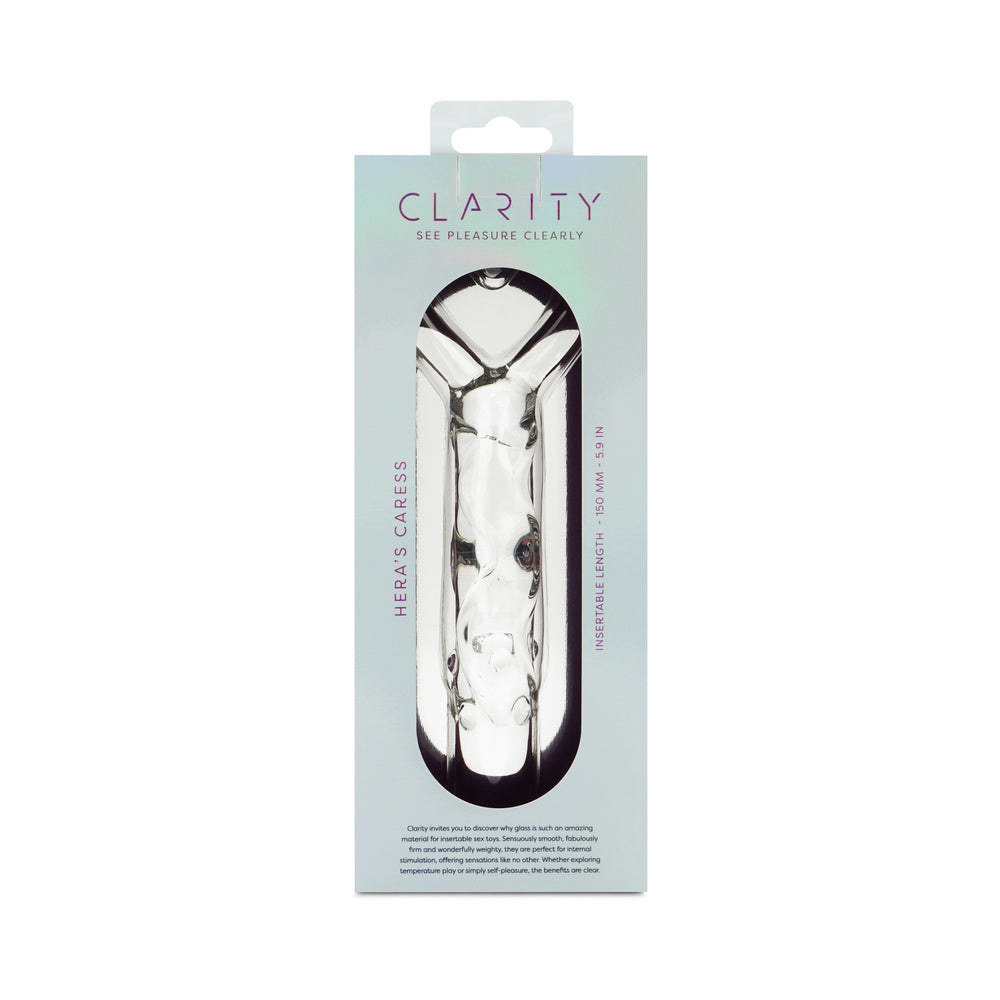 Clarity Hera's Caress Glass Dildo