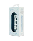 Clarity Seraphic Ripple Glass Dildo