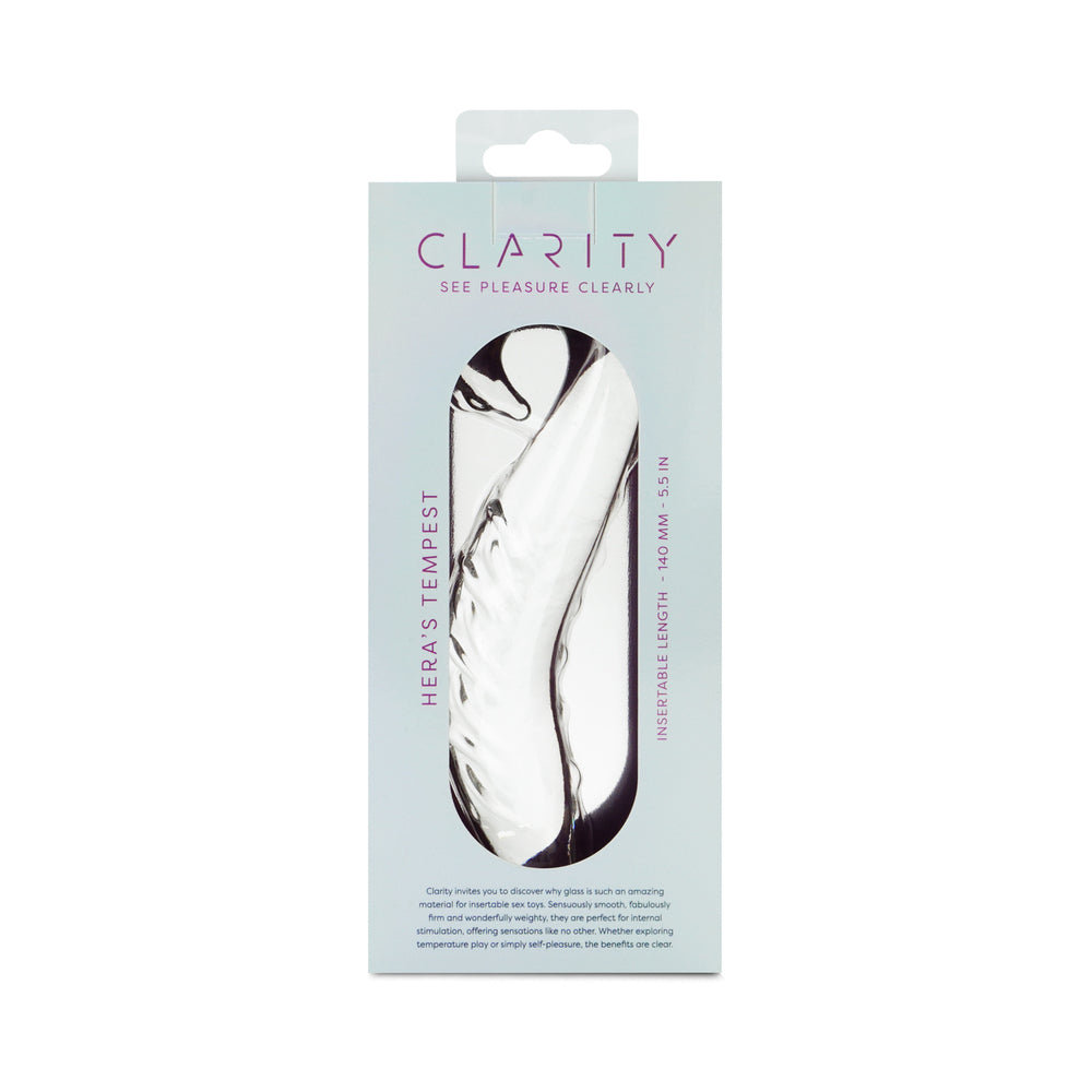Clarity Hera's Tempest Glass Dildo