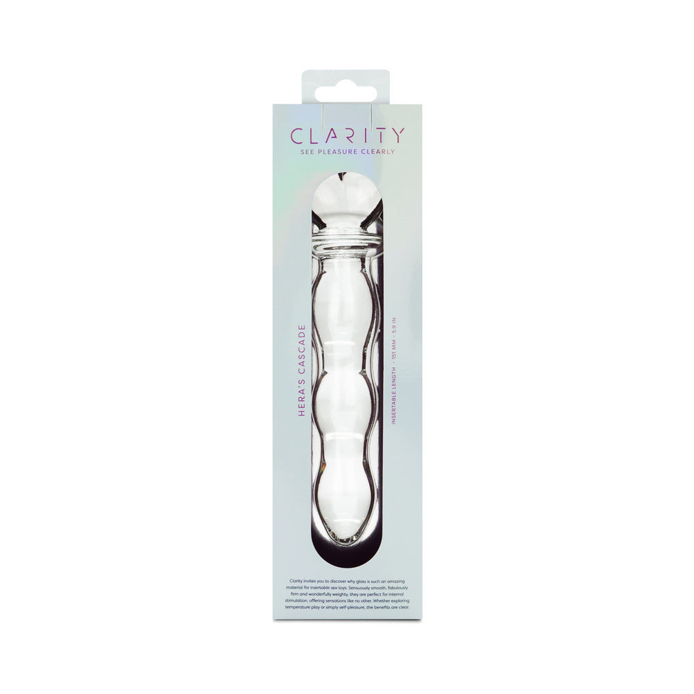 Clarity Hera's Cascade Glass Dildo