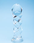 Clarity Seraphic Braid Glass Dildo