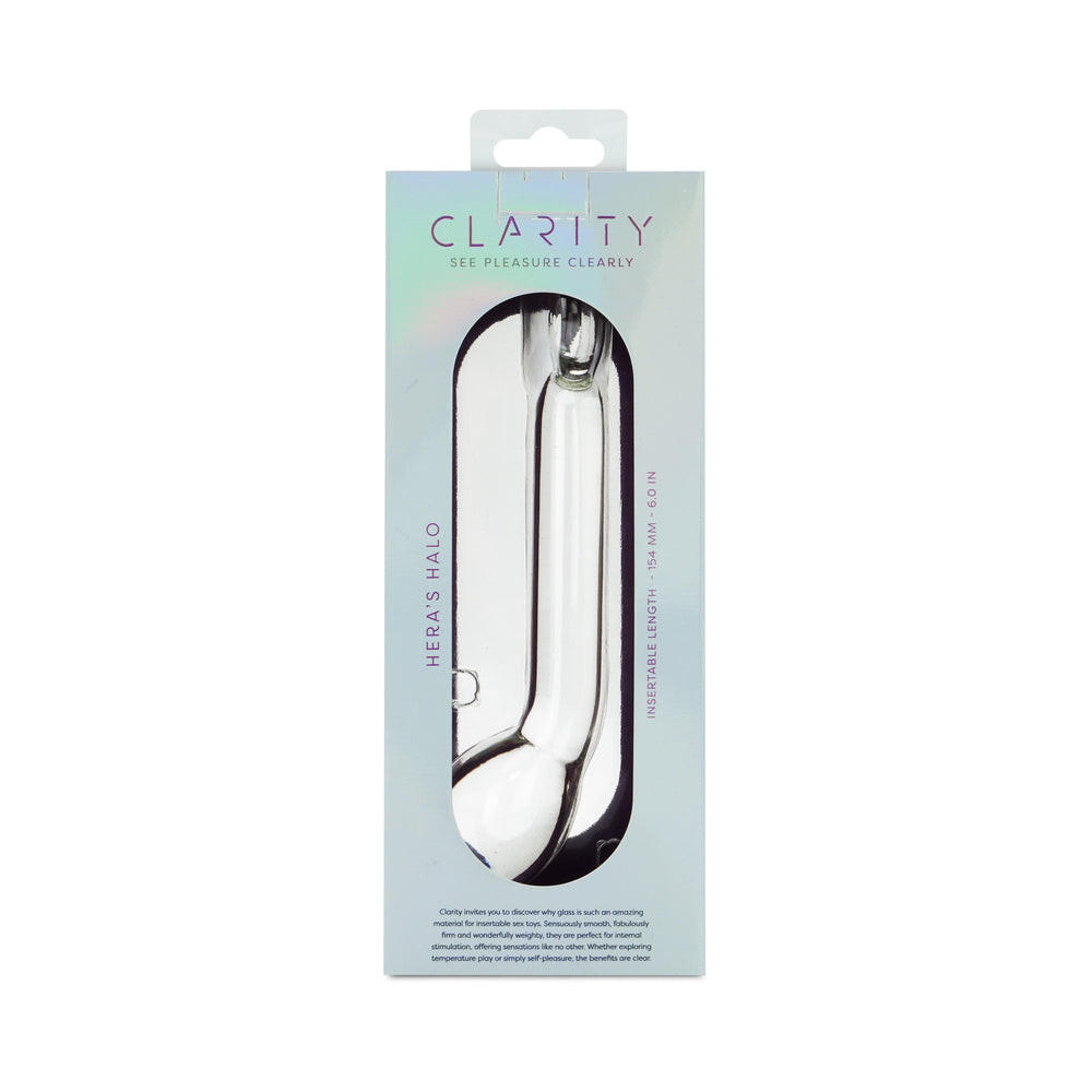 Clarity Hera's Halo Glass Dildo