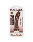 RealRock 6 in. Cock Curved Brown
