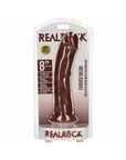 RealRock 9 in. Cock Curved Brown