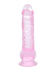 RealRock Realistic 5 in. Dildo with Balls Pink