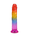 Crystal Jellies 7 in. Dong Rainbow