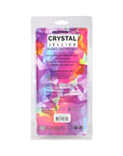 Crystal Jellies 8.5 in. Realistic Cock with Balls Rainbow