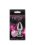 Rear Assets Silver Small Pink Gem