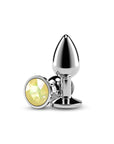 Rear Assets Silver Small Yellow Gem