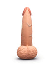 b-Vibe Slipskin Realistic Silicone Dildo 6.5 in. Curved Mocha