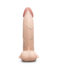 b-Vibe Slipskin Realistic Silicone Dildo 10 in. Curved Cream
