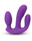 Together Blended Pleasure Remote Controlled Triple-Pronged Vibrator