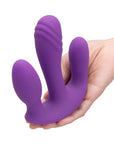 Together Blended Pleasure Remote Controlled Triple-Pronged Vibrator