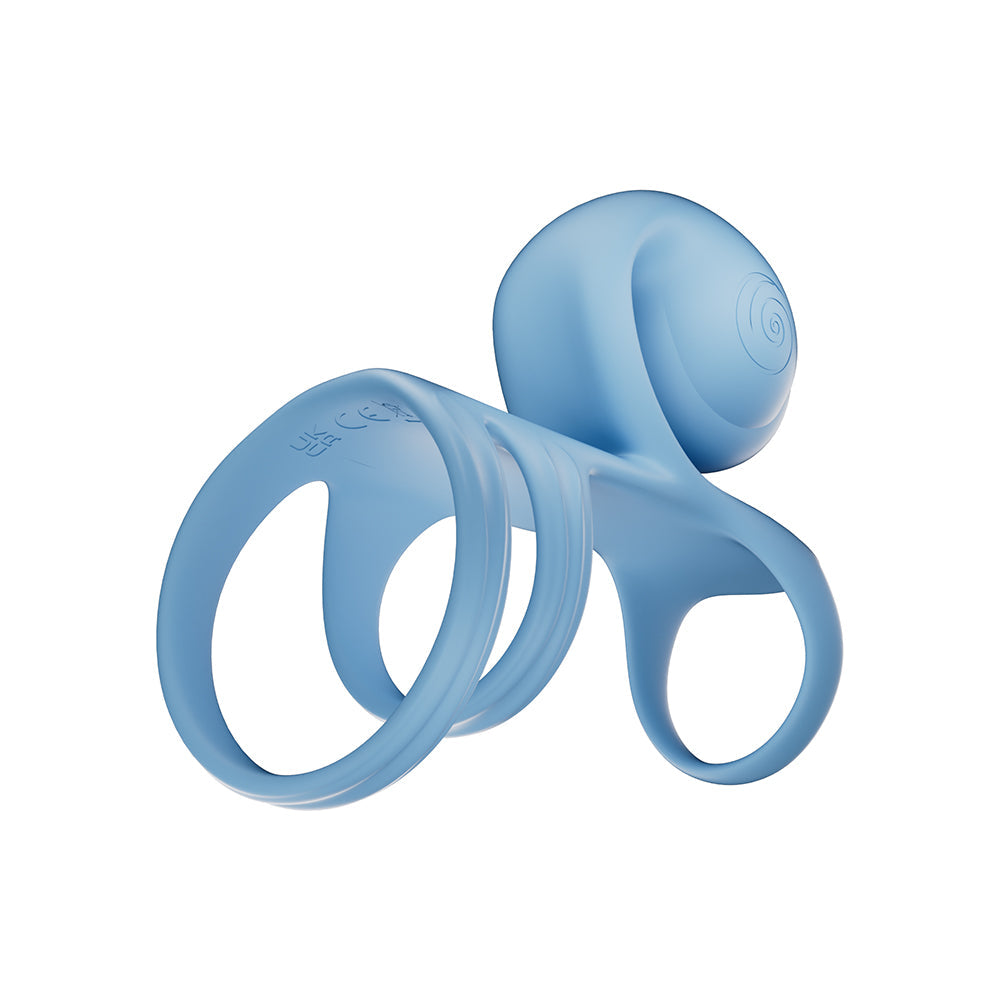 SVibe Snail JOVI Arc Couples Ring Blue Haze