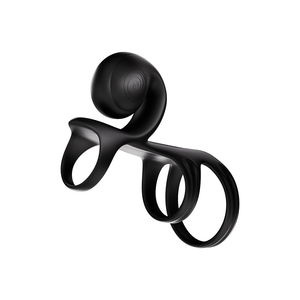 SVibe Snail JOVI Arc Couples Ring Noir Haze