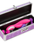 Lockable Toy Box Medium Purple