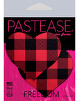 Pastease Plaid Red Hearts