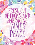 Inner F*cking Peace Cards (Set of 60)