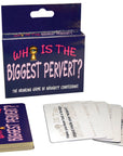 Who Is The Biggest Pervert? Card Game