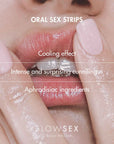 Bijoux Indiscrets Slow Sex Oral Sex Strips 7ct