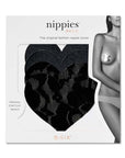 Nippies Basics Black Hearts - Size B