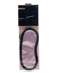 Sex Kitten Pink Satin with Black Trim Eye Mask