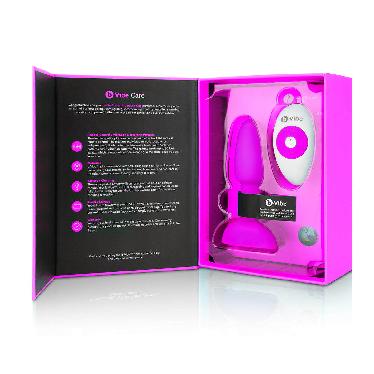 b-Vibe Rimming Petite Fuchsia