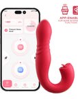 Honey Play Box Joi Thrust 2 App-Controlled Thrusting Vibrator & Clit Licker