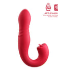 Honey Play Box Joi Thrust 2 App-Controlled Thrusting Vibrator & Clit Licker