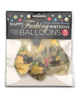 Happy Fucking Birthday Balloons 5pk