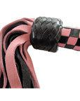 Short Suede Flogger - Pink/Black