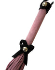 Love Knot Mini Flogger w/ Bow - Pink w/Black Bow