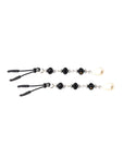 Bijoux de Nip Pearl Black Beaded Nipple Clamps