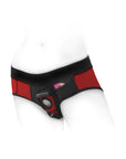 SpareParts Tomboi Harness Red/Black Nylon - XL