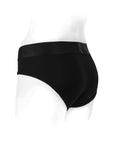 SpareParts Tomboi Rayon Brief Harness Black Size S