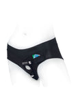 SpareParts Tomboi Rayon Brief Harness Black Size S